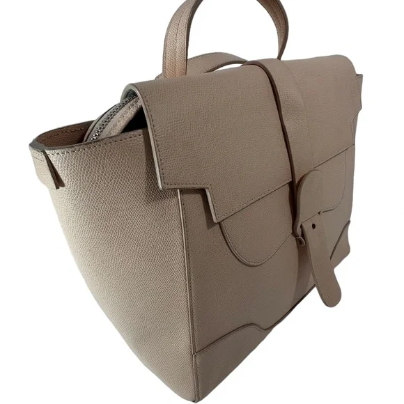 Genuine SENREVE MAESTRA blush pink leather backpack bag - Picture 4 of 13